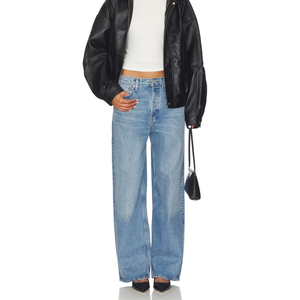 AGOLDE Low Slung Baggy in Libertine